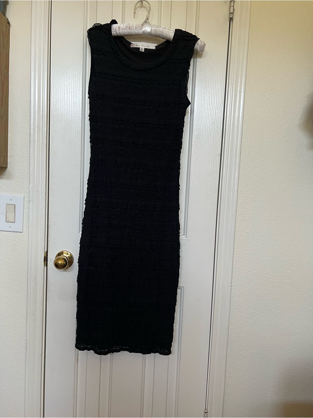 Sleeveless Black Max Studio Knit Dress